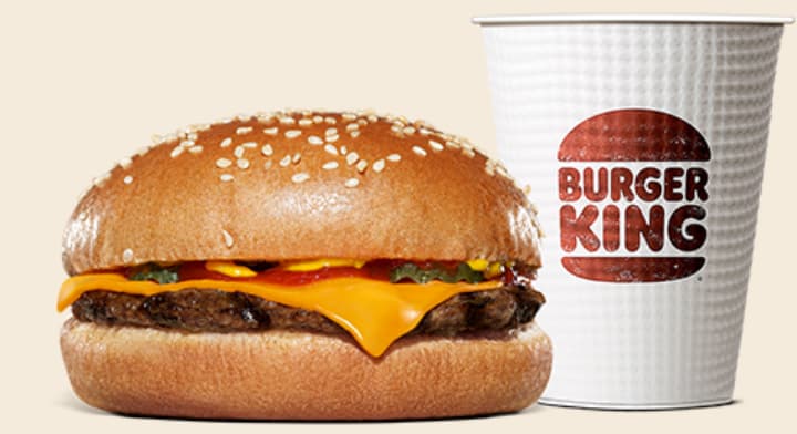 バーガーキングのチーズーバーガーコンビ