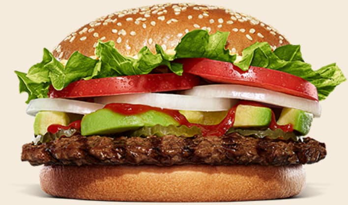 バーガーキングのアボカドワッパー