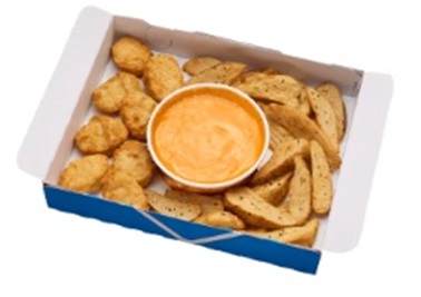 ドミノピザの期間限定サイドメニュー_チーズボルケーノ ポテナゲ（ポテト＆ナゲット）