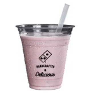 ドミノピザのドミノシェイク_ ドミノシェイク リアルストロベリー