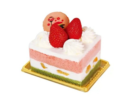 不二家のひなまつりケーキ_ひなまつり春の苺ショート