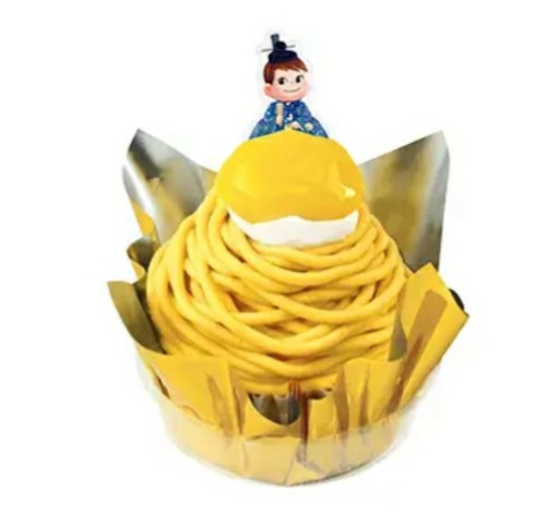 不二家のひなまつりケーキ_マロンモンブラン