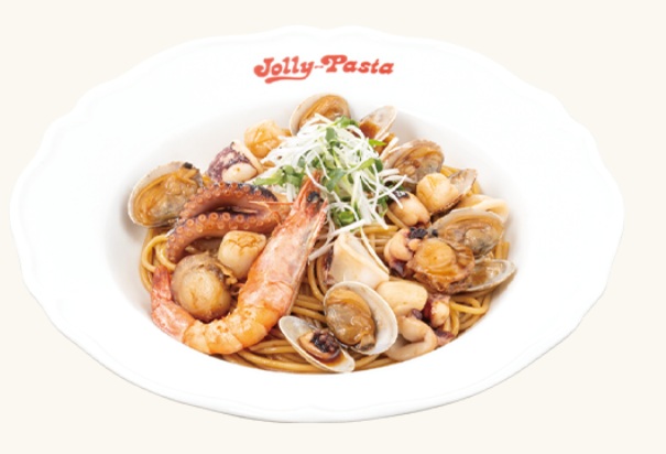 ジョリーパスタの海の幸のバター醤油