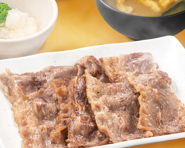 松屋の牛焼肉生野菜セット