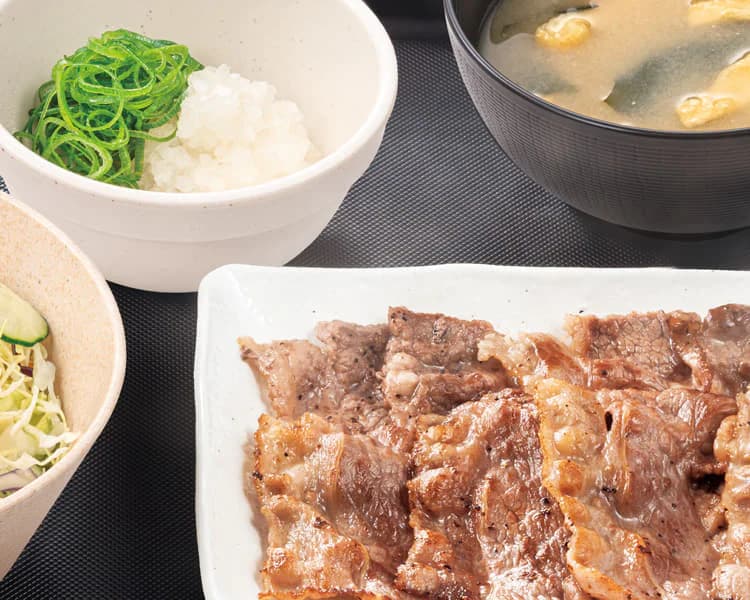 松屋の牛焼肉定食