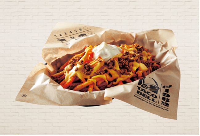 タコベルのテイクアウト_ローデッドポテト