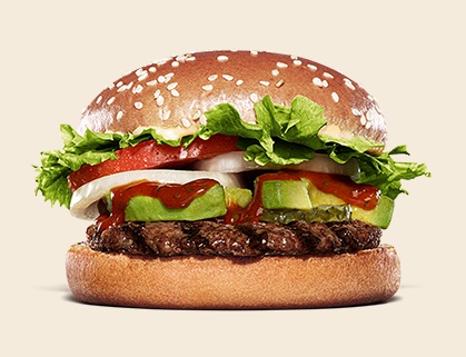 バーガーキングのスパイシーサルサ アボカドワッパーJr.