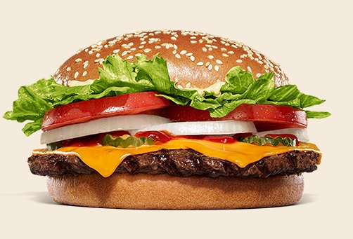 バーガーキングのワッパーチーズ