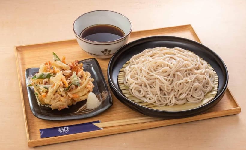 小諸そばのかき揚げせいろ