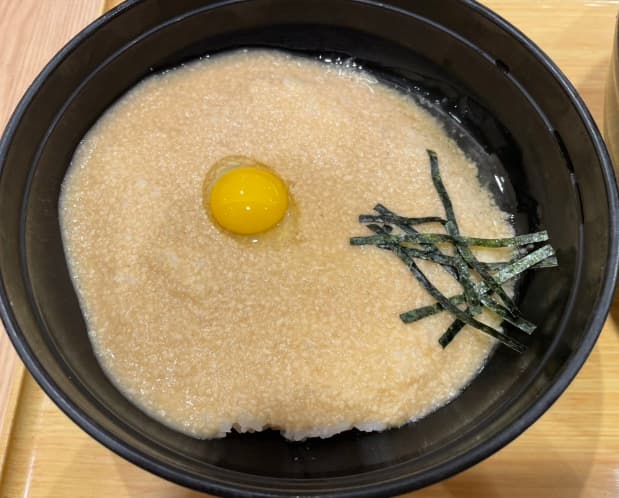 小諸そばの山かけ丼