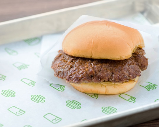 シェイクシャックのハンバーガー