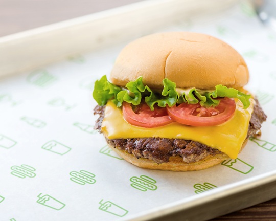 シェイクシャックのシャックバーガー