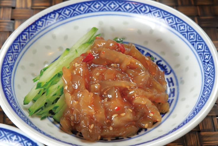 揚州商人のクラゲの甘酢漬け