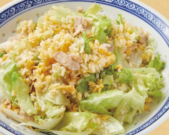 揚州商人の生菜炒飯