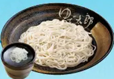 ゆで太郎のもりそば（冷）