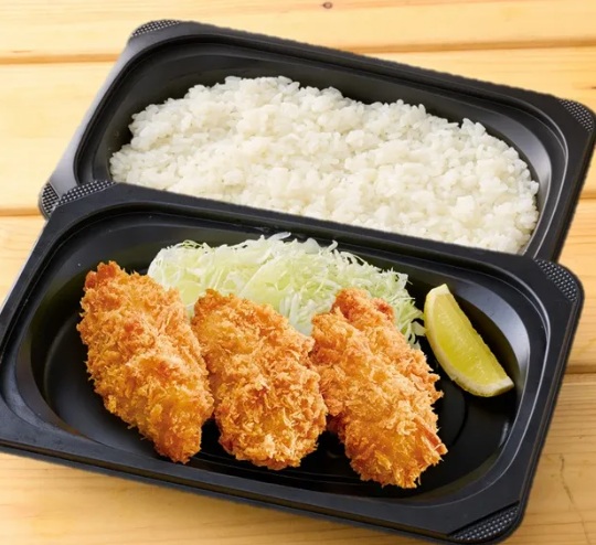 ゆめあん食堂の大粒牡蠣フライ（3個）弁当