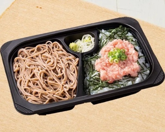 ゆめあん食堂のお好み夢庵弁当（冷しそば＆小ねぎとろ丼）