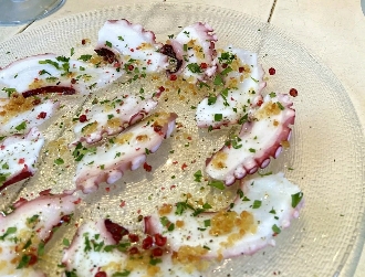 マカロニ市場 松戸店のタコのカルパッチョ