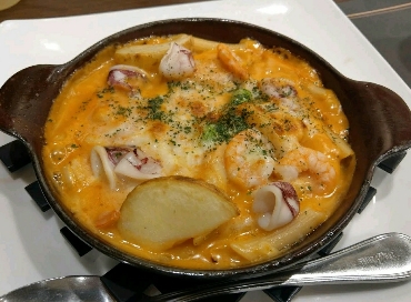 ベーカリーレストランサンマルク 仙台セルバテラス店のシーフードグラタン