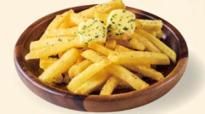 フレッシュネスバーガーのフレバルのガーリックポテト